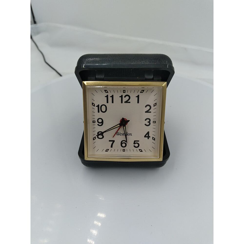 NOS Vintage Westclox travel clock